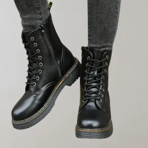 Classic Combat Boots | Chunky Sole | Stylish & Durable