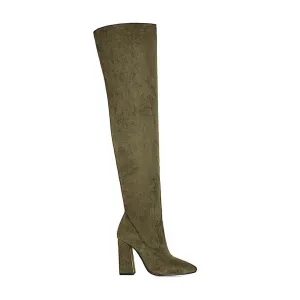 Closed-Toe Pointed Over-The-Knee Dance Boots