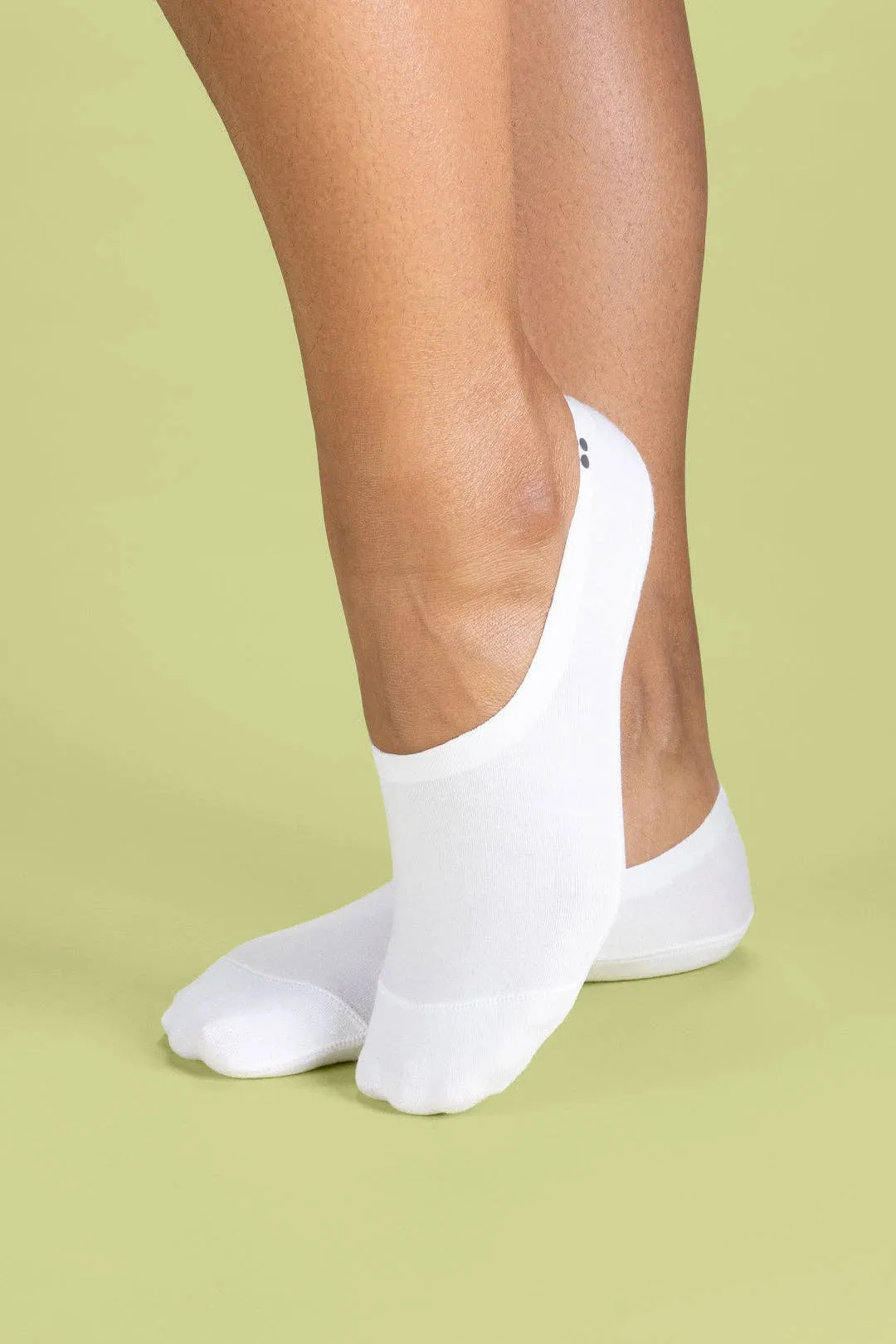 CLOUD Ankle No Show Socks White