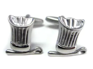 Cooking Chef Hat and Spoon Cufflinks