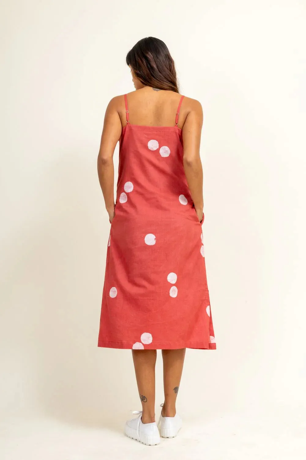 Coral | Printed Slip Dress