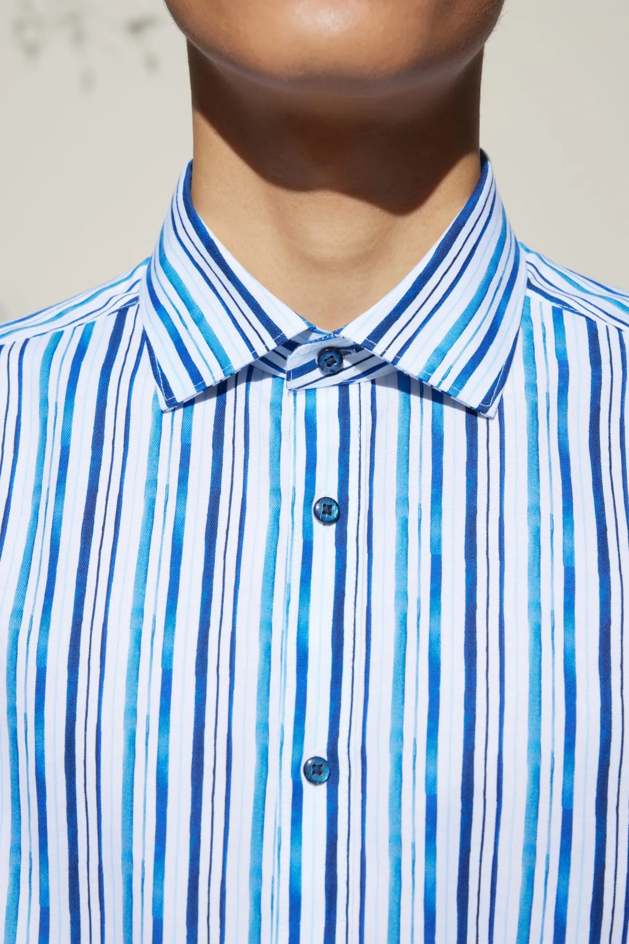 Cotton Digital Print Smart Fit Oxford Casual Shirt