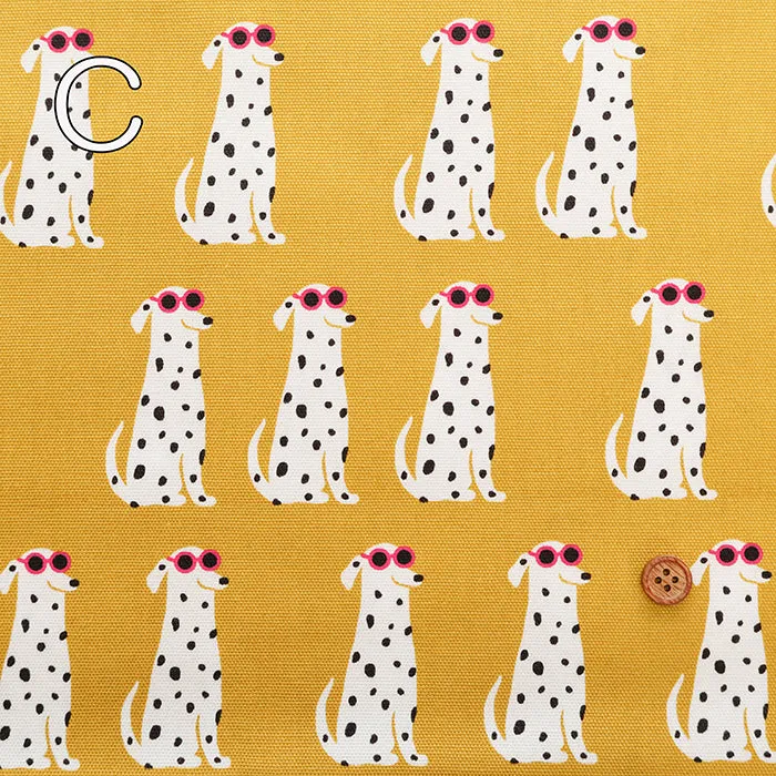 Cotton Oxford Fabric - Dalmatian