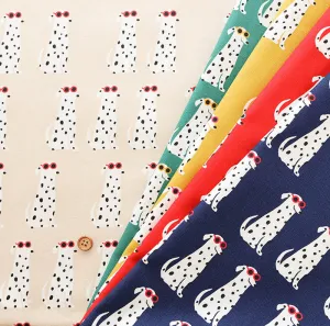 Cotton Oxford Fabric - Dalmatian