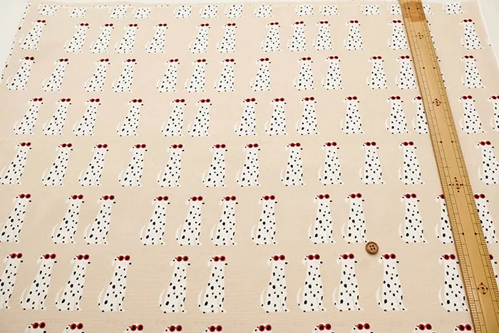 Cotton Oxford Fabric - Dalmatian