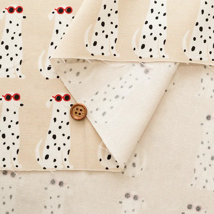 Cotton Oxford Fabric - Dalmatian