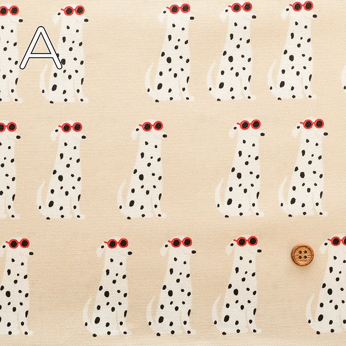 Cotton Oxford Fabric - Dalmatian
