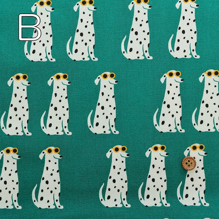 Cotton Oxford Fabric - Dalmatian