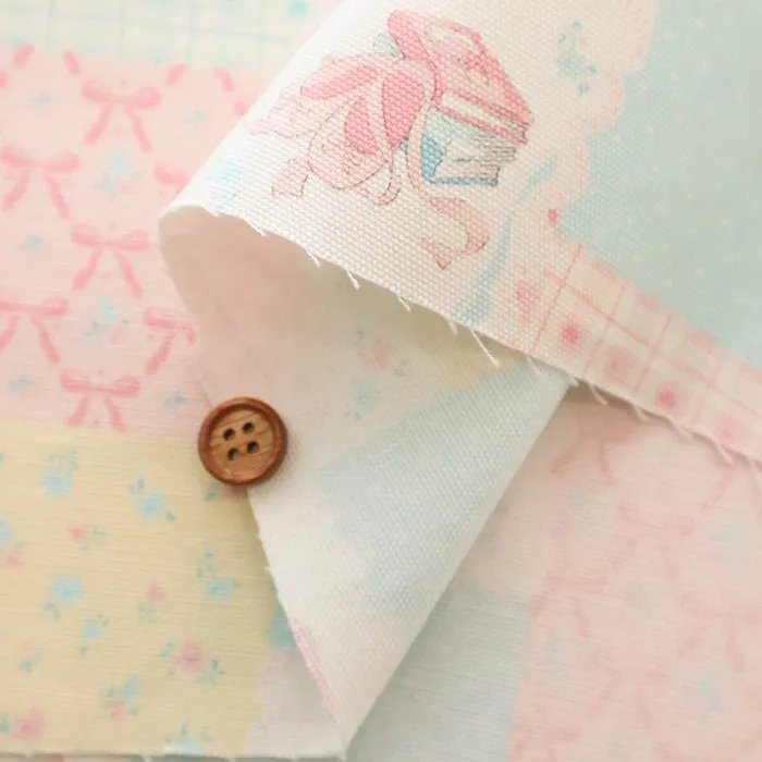 Cotton Oxford Fabric Patchwork - Cat