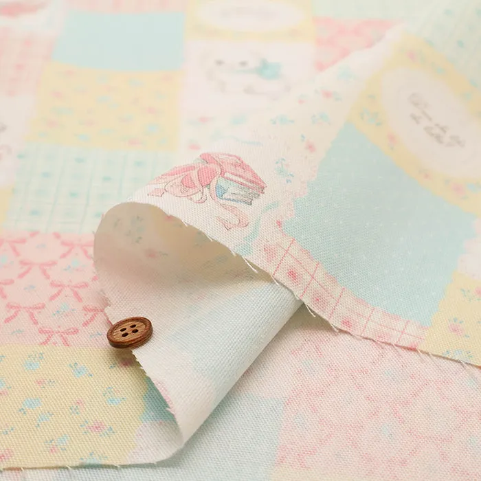 Cotton Oxford Fabric Patchwork - Cat