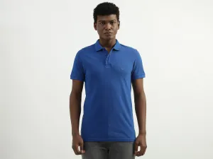Cotton Solid Polo Collar Mens T-shirts