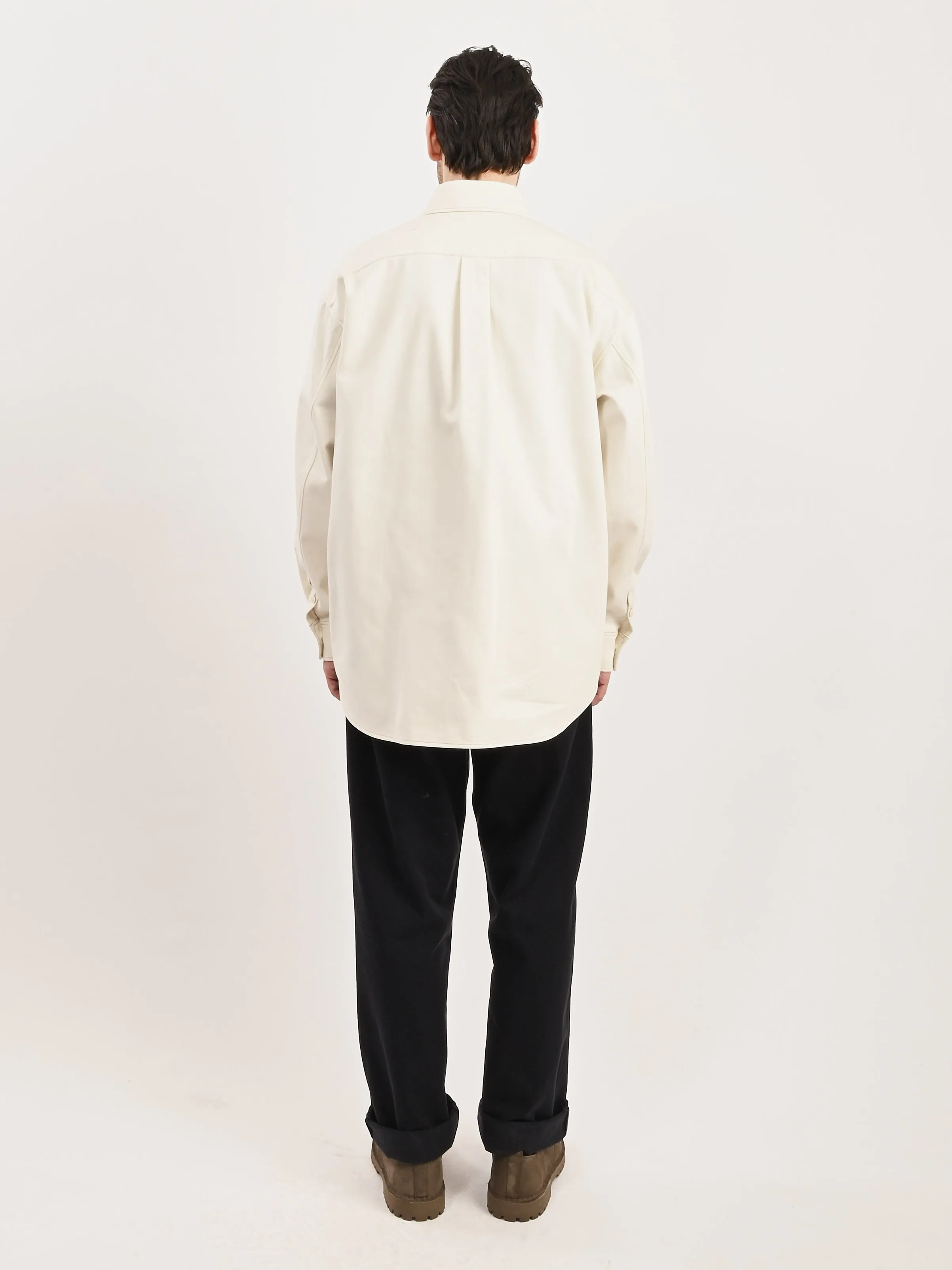 Creamy White Big Shirt