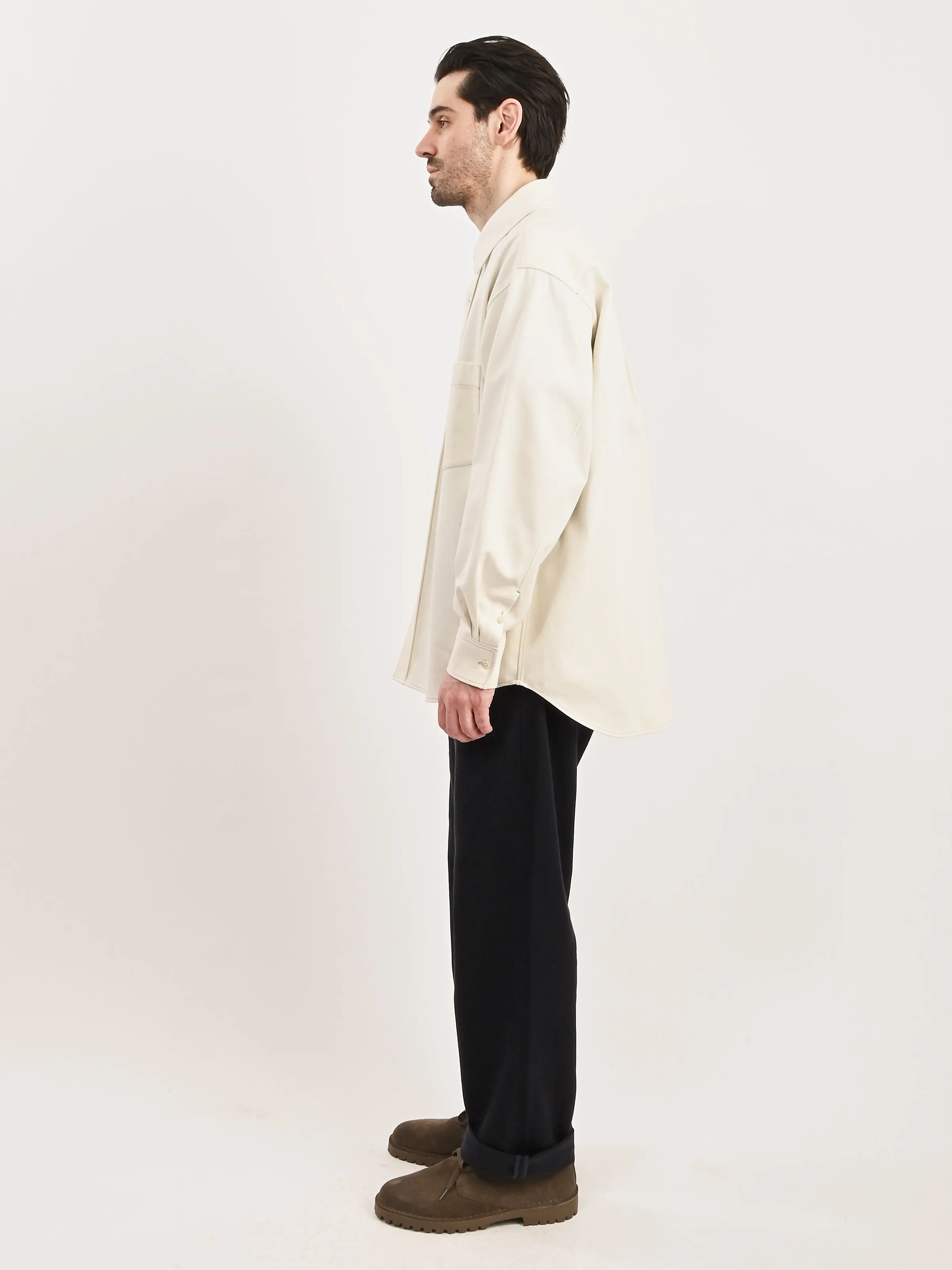 Creamy White Big Shirt