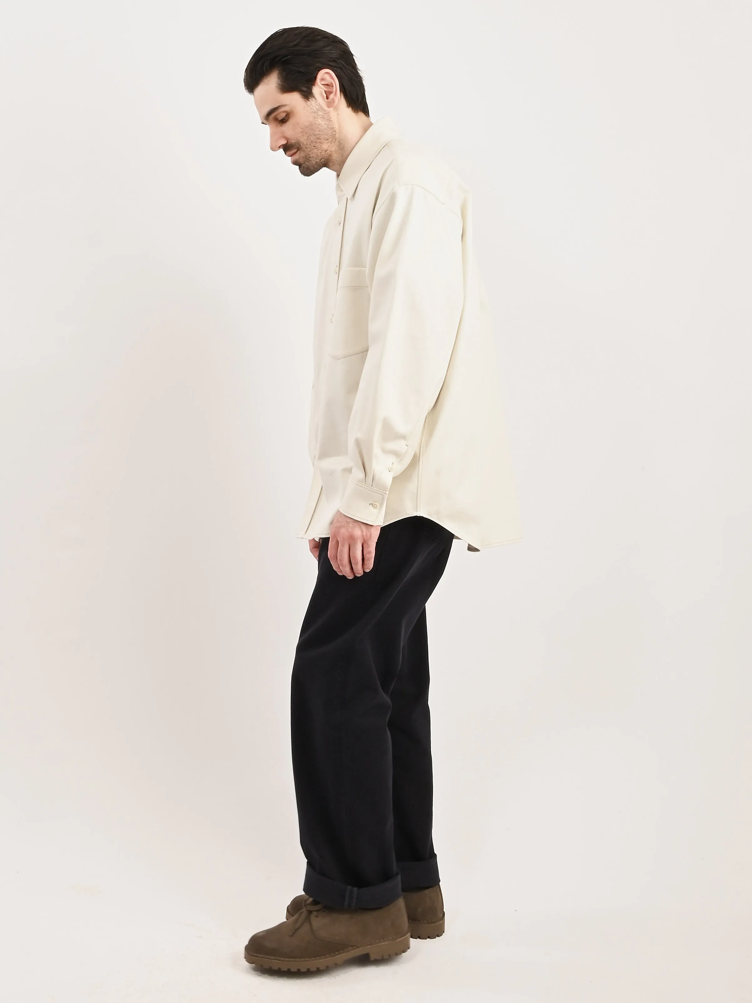 Creamy White Big Shirt