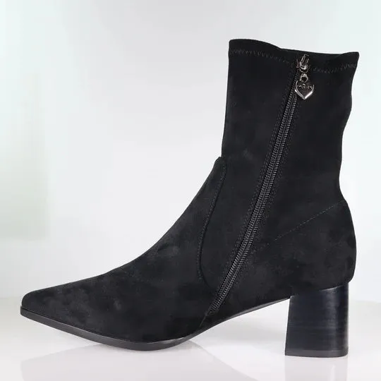Crest - Black Suede