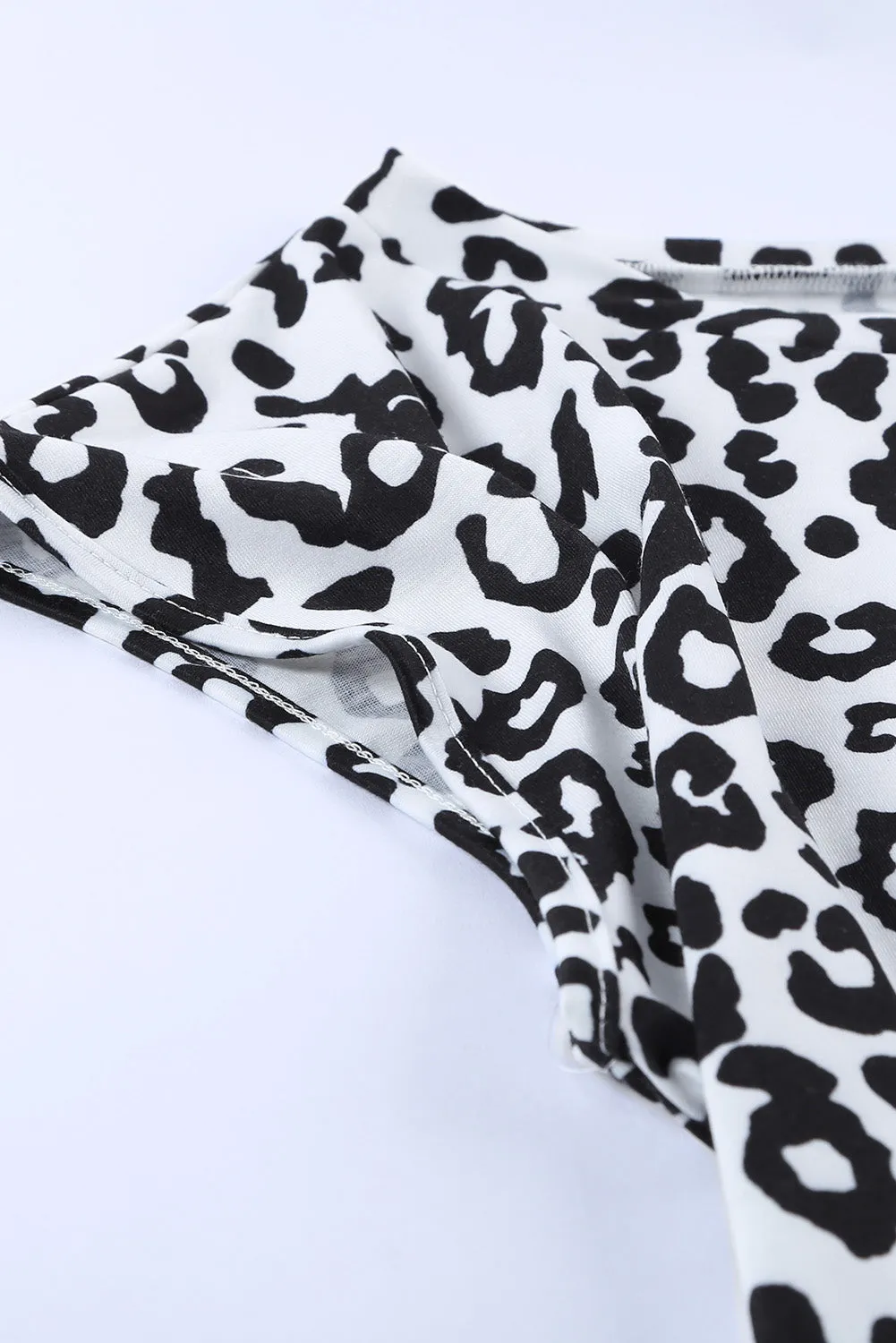 Crew Neck Camo Print T-shirt with Pocket