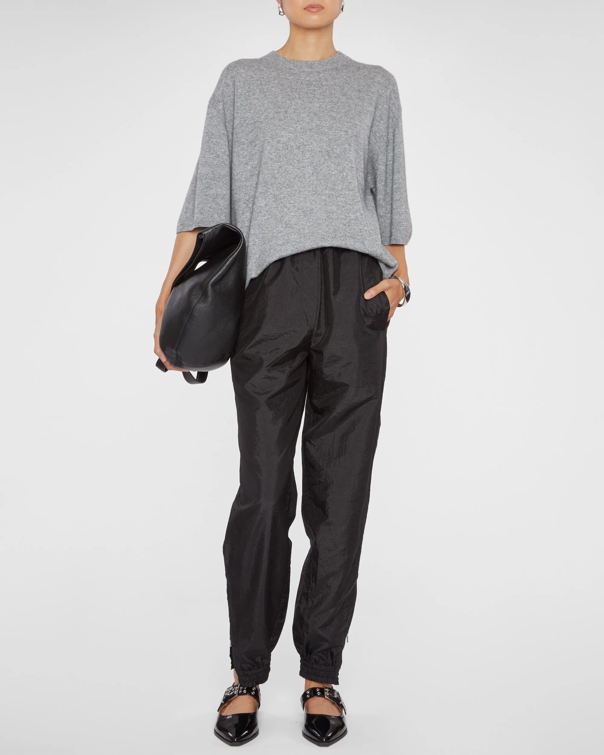 Crispy Nylon Kat Jogger