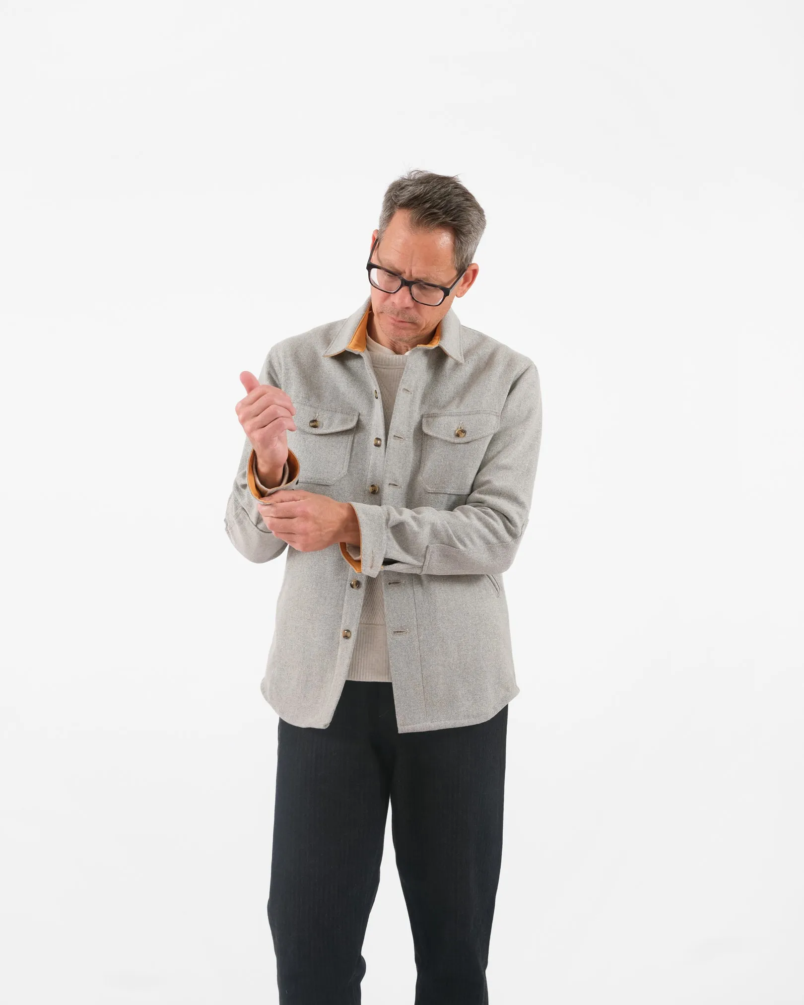 Crissman Overshirt - Light Oxford