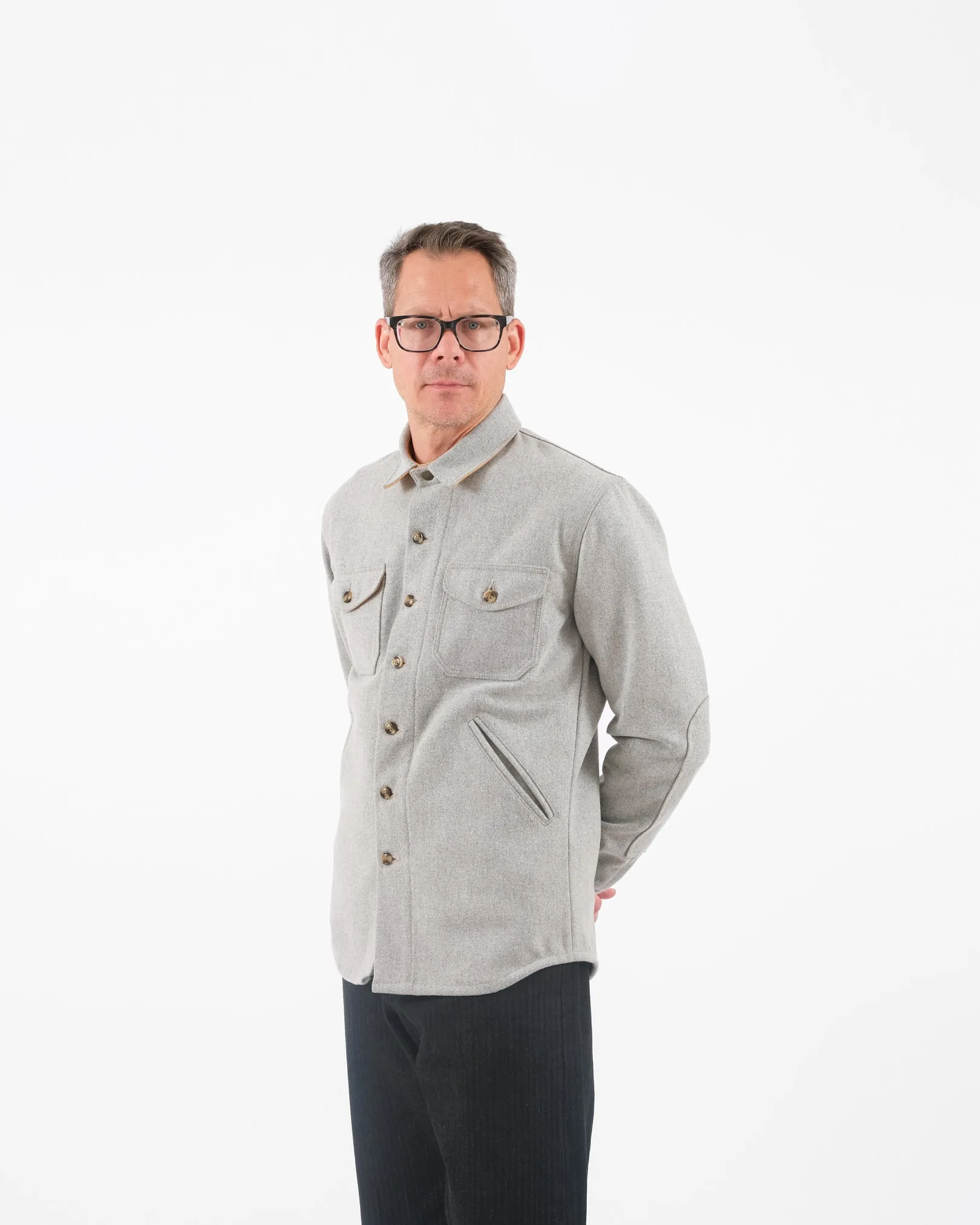 Crissman Overshirt - Light Oxford