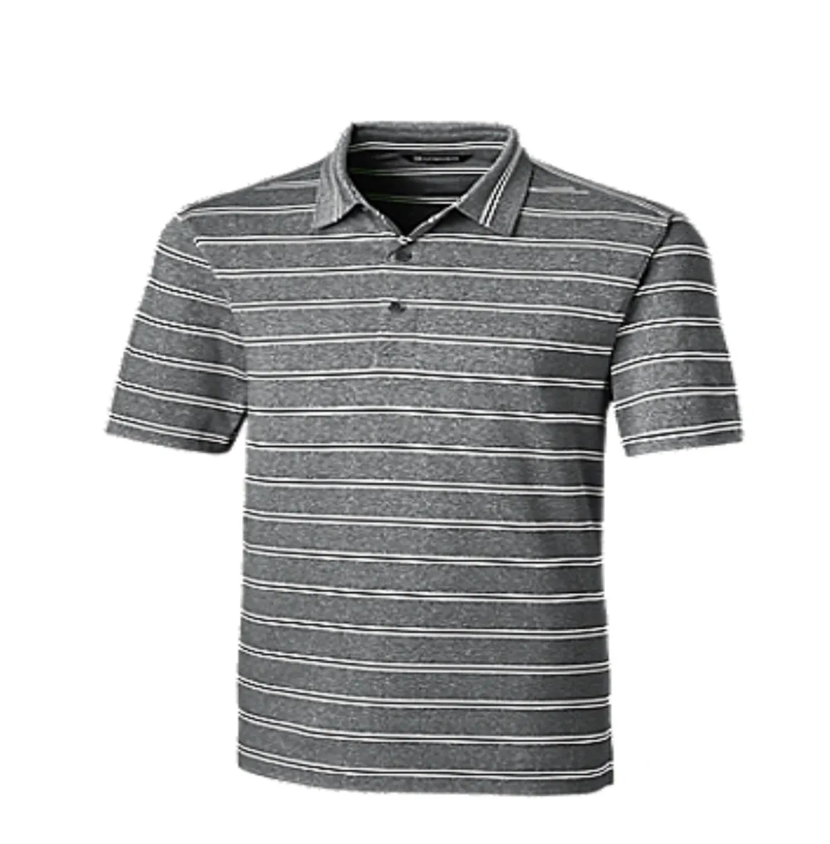 Cutter & Buck Forged Polo - MCK00112BL - Heather Stripe - Black