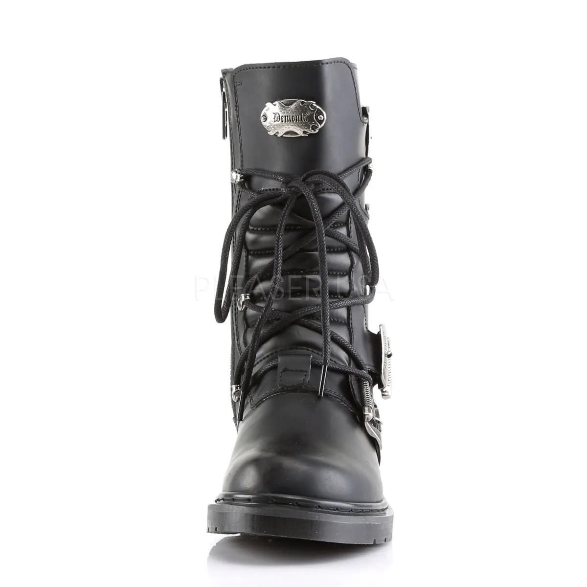 DEFIANT-306  Black Vegan Leather