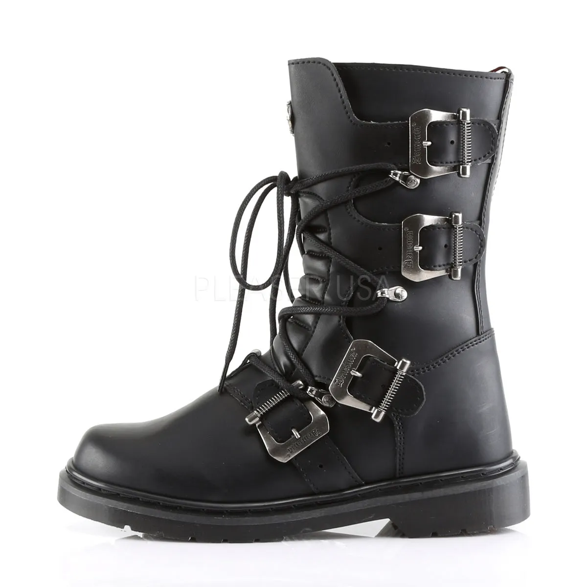 DEFIANT-306  Black Vegan Leather