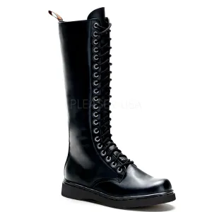 DEFIANT-400  Black Vegan Leather