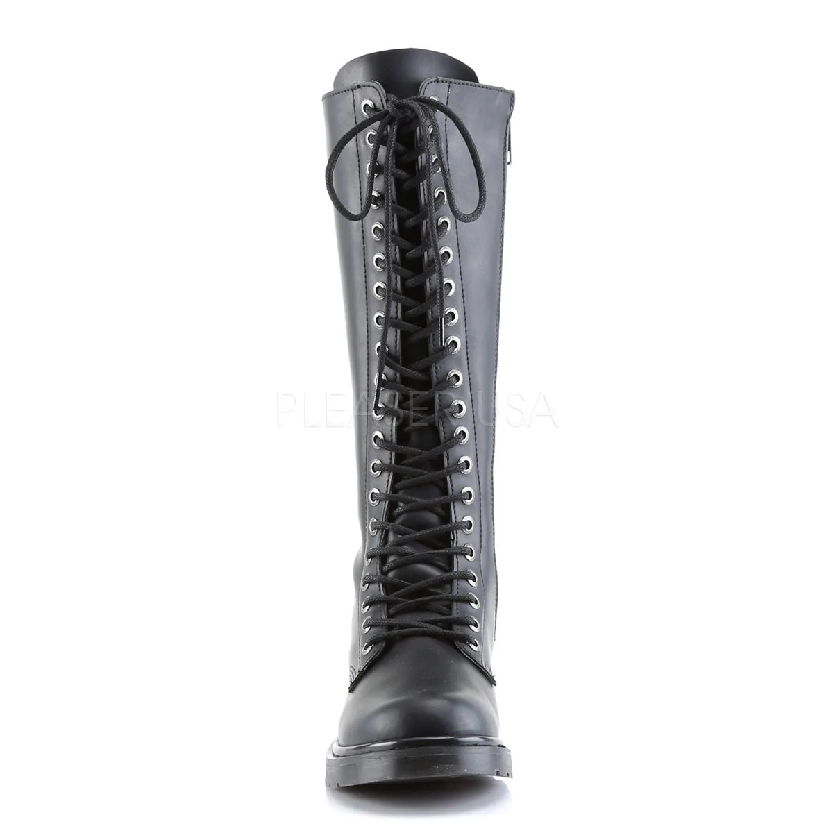 DEFIANT-400  Black Vegan Leather