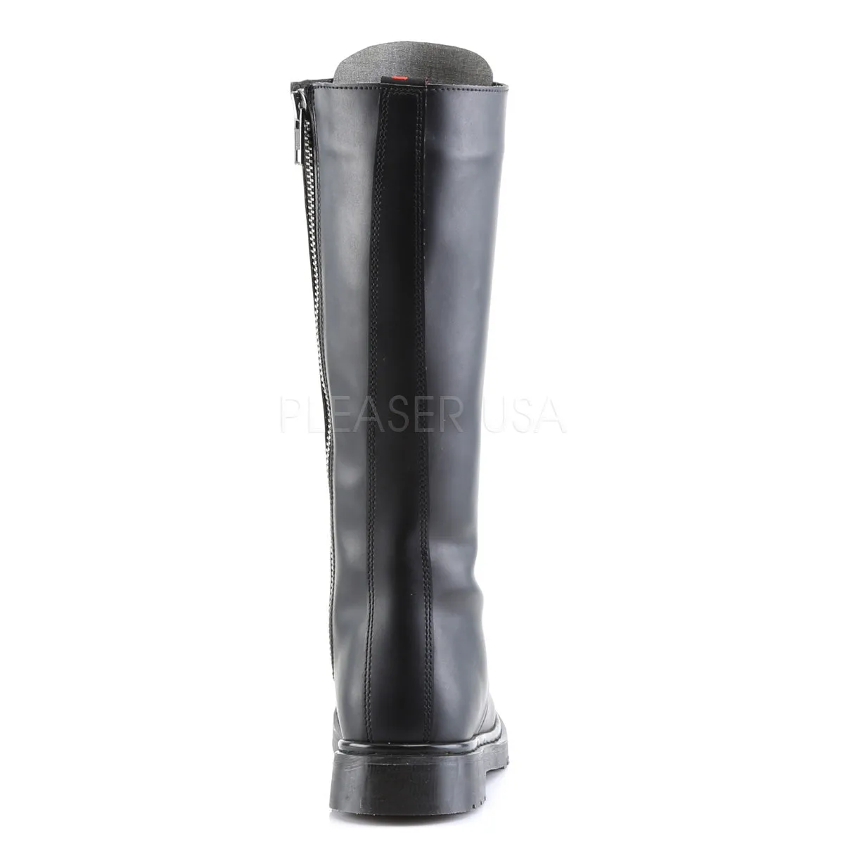 DEFIANT-400  Black Vegan Leather