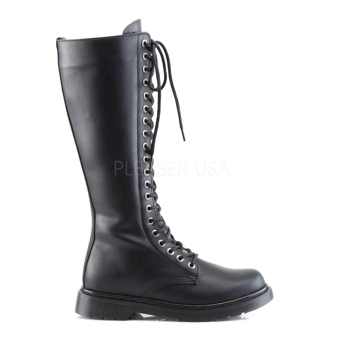 DEFIANT-400  Black Vegan Leather