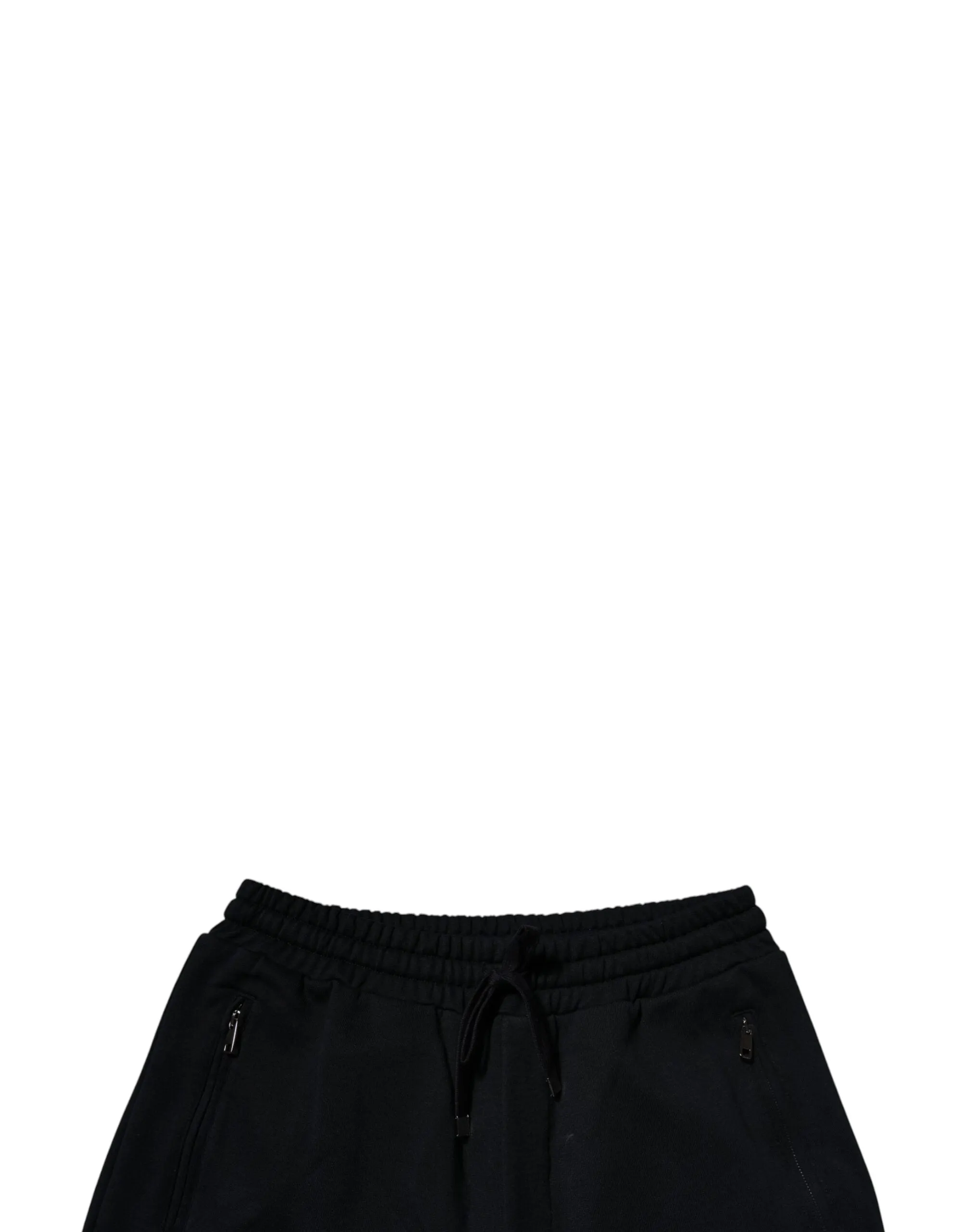 Dolce & Gabbana Black Cotton Jogger Jogging Pants
