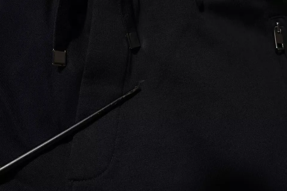 Dolce & Gabbana Black Cotton Jogger Jogging Pants