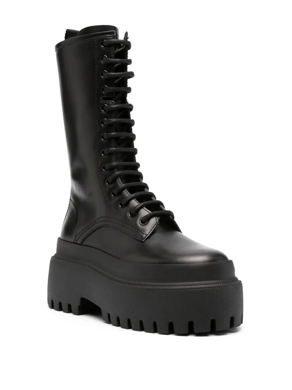 Dolce & Gabbana platform leather combat boots