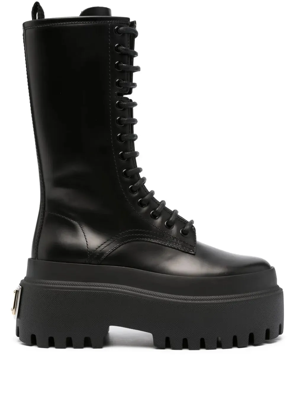 Dolce & Gabbana platform leather combat boots