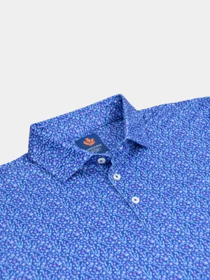 Donald Ross Mens Sport Fit Logan Polo - NAVY MULTI