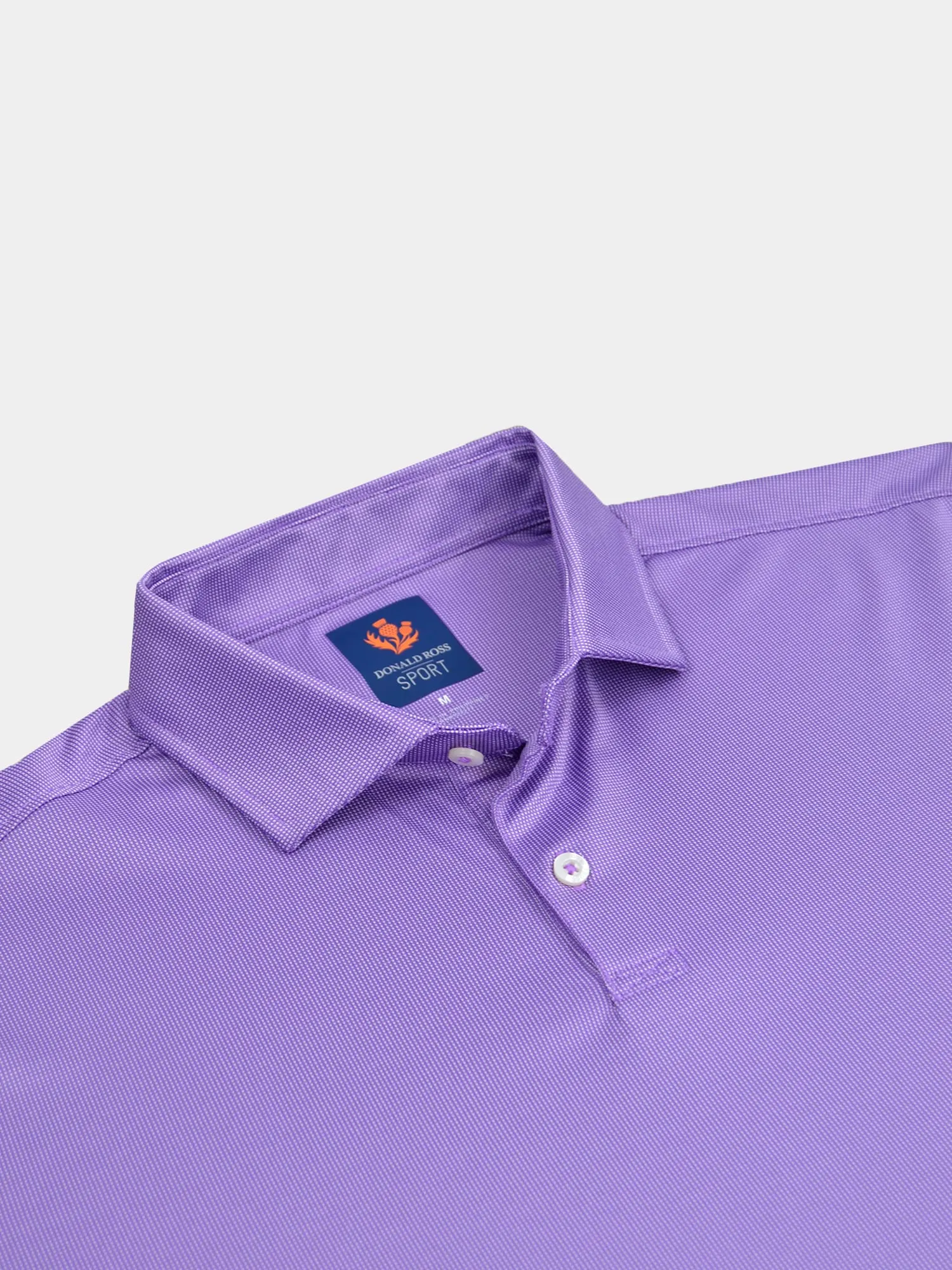 Donald Ross Sport Fit Mens Short Sleeve Donny Polo - VERBENA