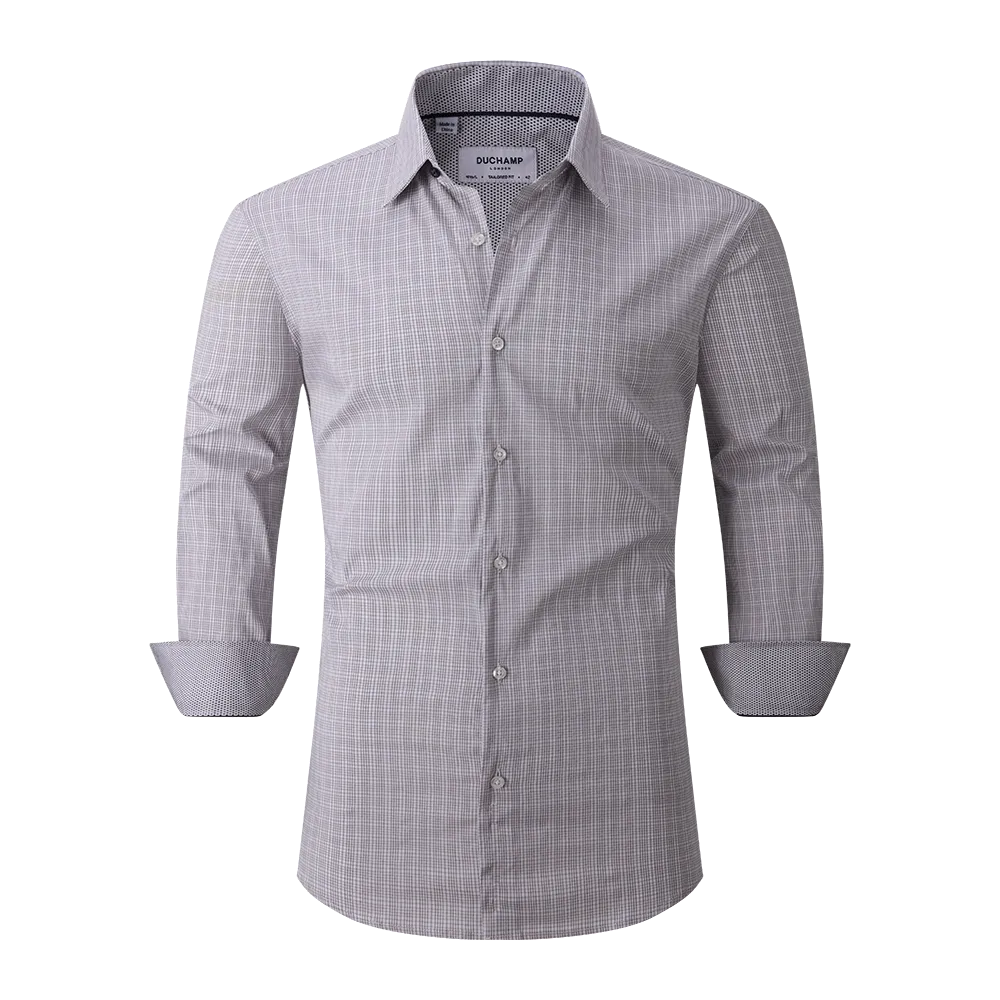 Duchamp London Check Dress Shirt