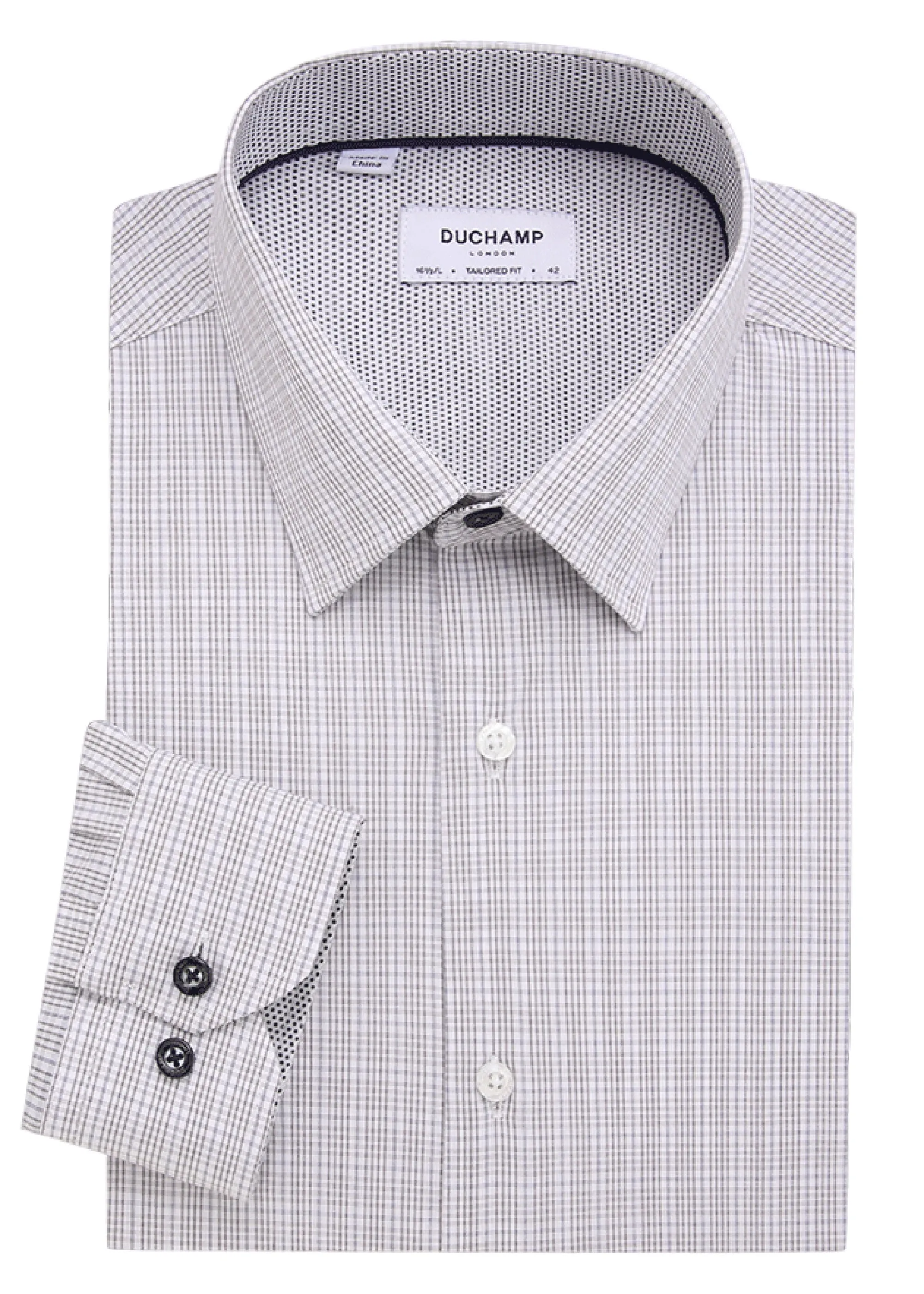 Duchamp London Check Dress Shirt