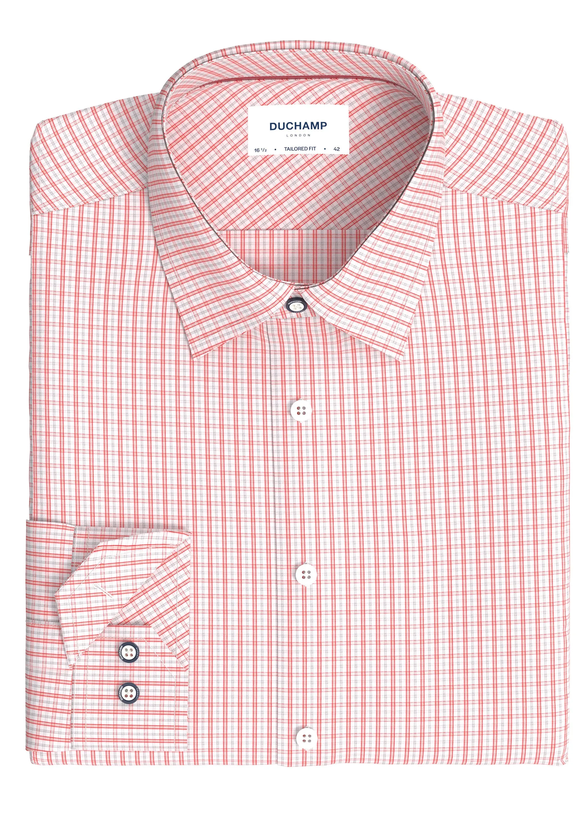 Duchamp London Check Dress Shirt