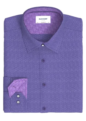 Duchamp London Dot Woven Dress Shirt