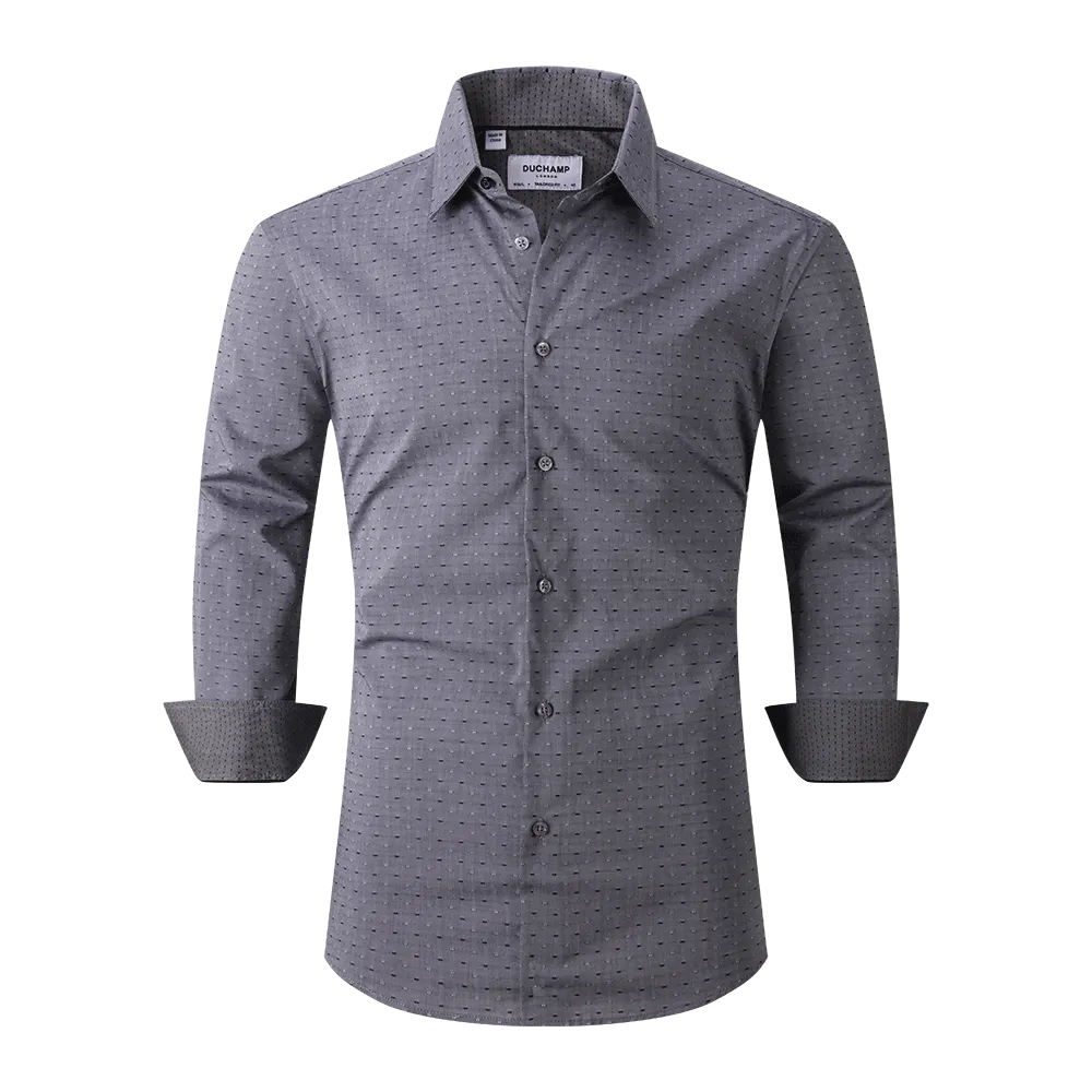Duchamp London Fancy Dot Dress Shirt