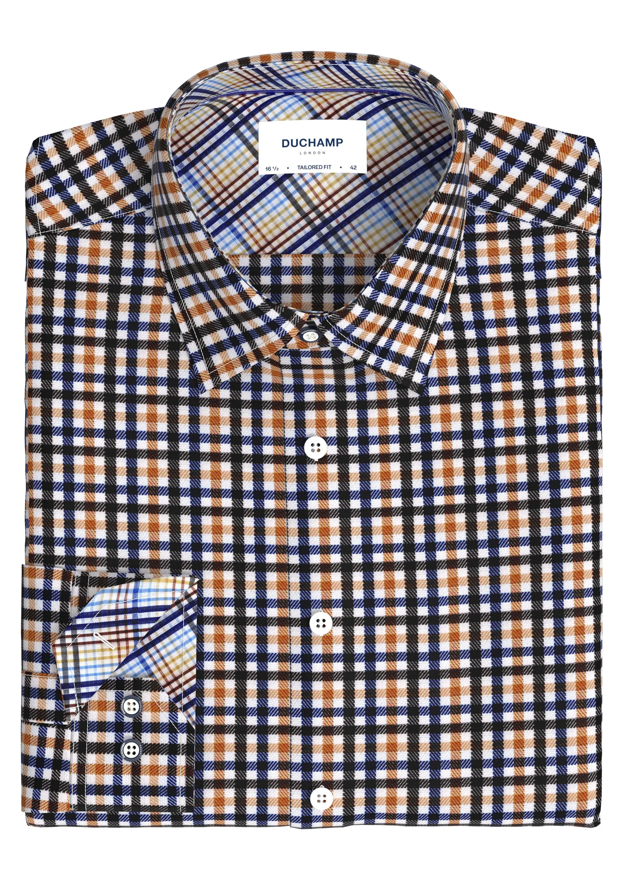 Duchamp London Gingham Dress Shirt