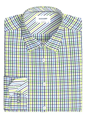 Duchamp London Plaid Dress Shirt
