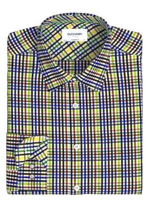 Duchamp London Plaid Dress Shirt