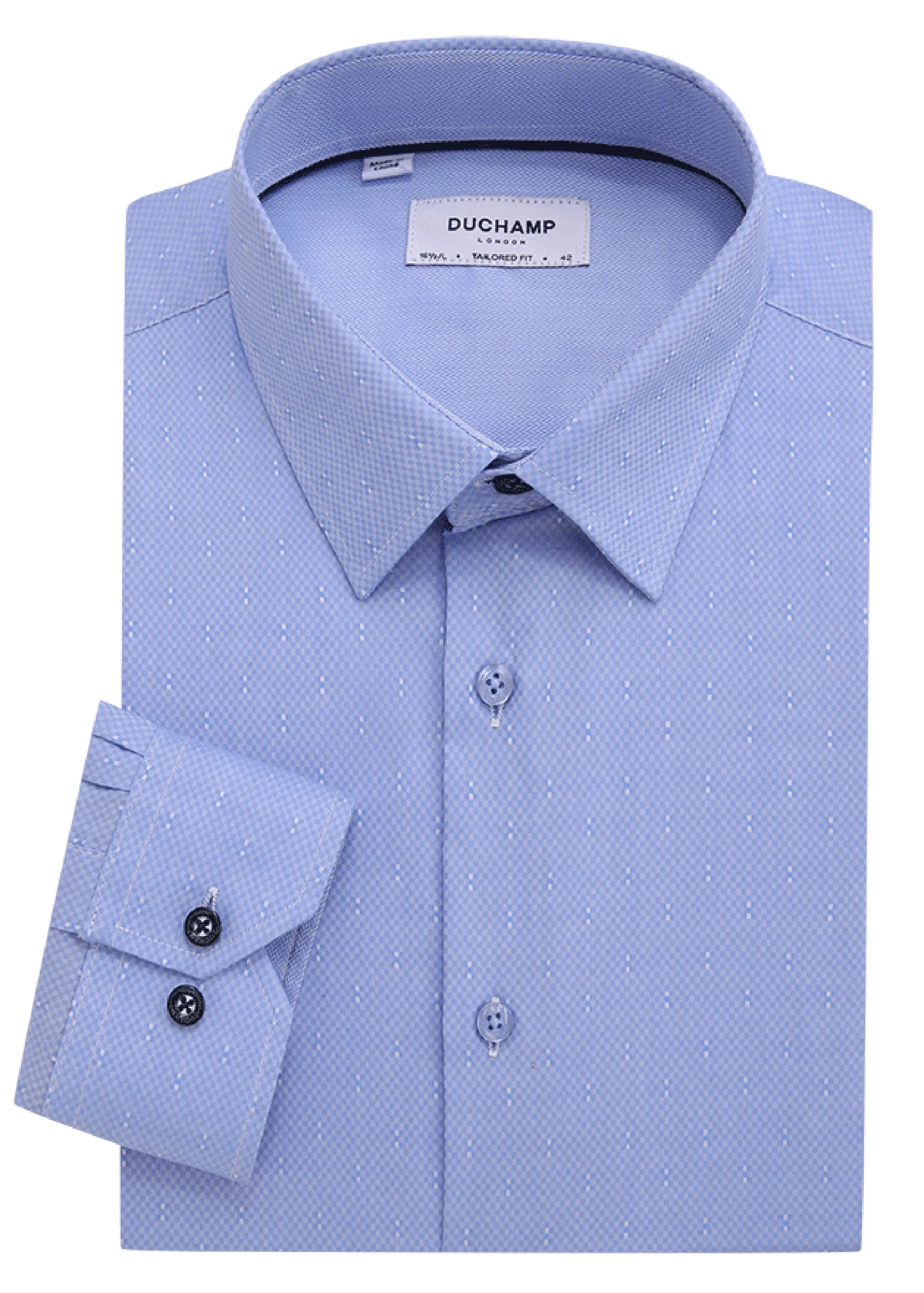 Duchamp London Textured Dress Shirt