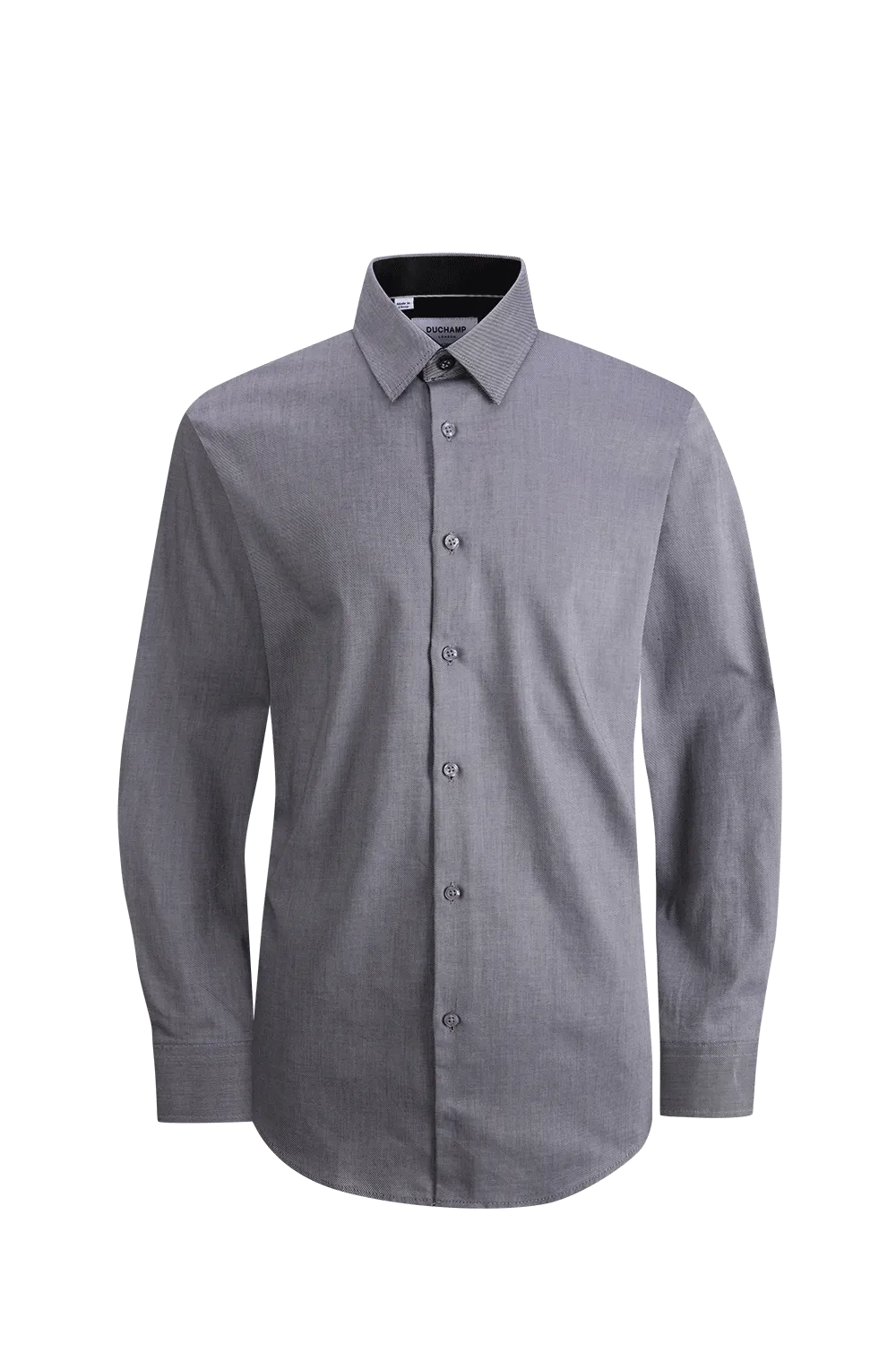 Duchamp London Textured Solid Dress Shirt