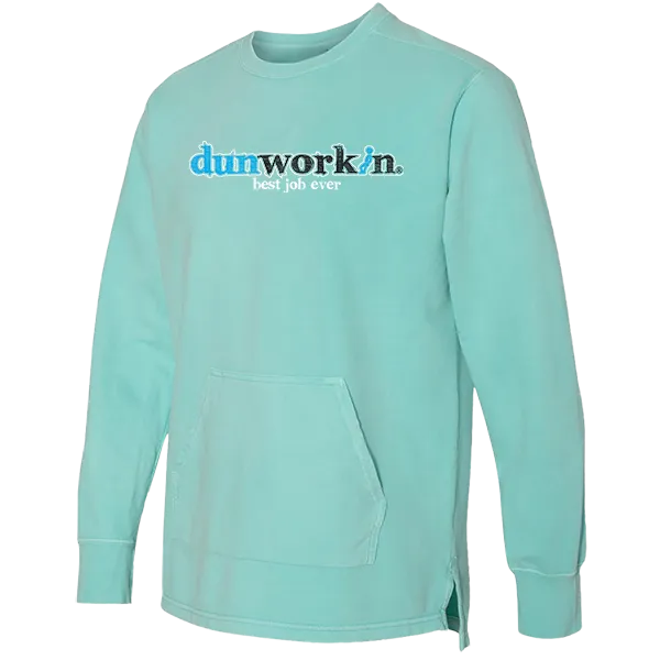 Dunworkin "best Job Ever" French Terry Unisex Pouch Pocket