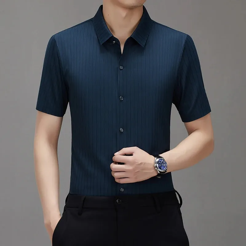 Eis-Seide Herrenhemd von Herrn Eleganz - Das ultimative Sommer Statement