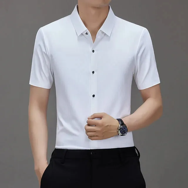 Eis-Seide Herrenhemd von Herrn Eleganz - Das ultimative Sommer Statement