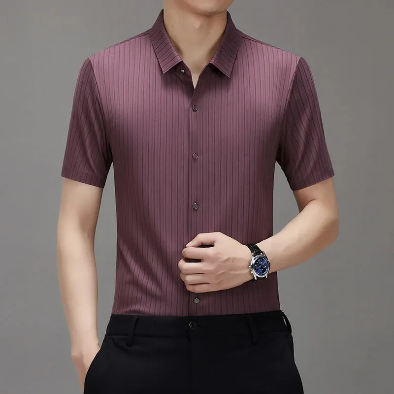 Eis-Seide Herrenhemd von Herrn Eleganz - Das ultimative Sommer Statement